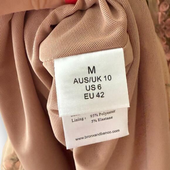 Bronx and Banco Megan Mini Dress in Rose Pink Medium (6 US) Women’s - Picture 6 of 12